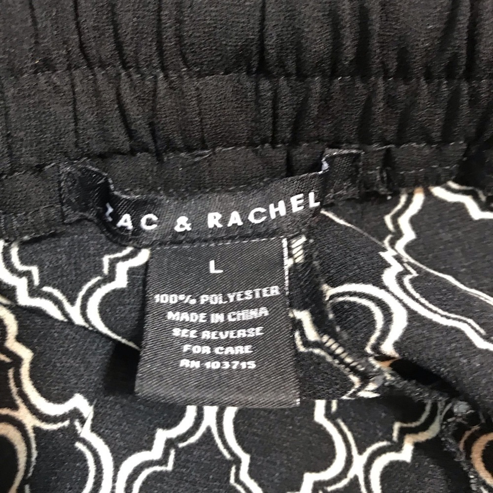 ZAC & RACHEL Contrast Panel Print Pants - Picture 6 of 8